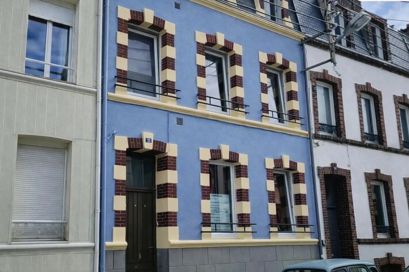 Melun Peinture Peintre Cherbourg Facade Immeuble Renovation